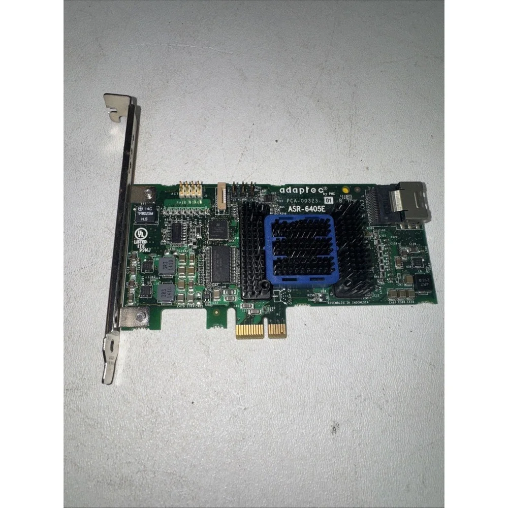 Adaptec PCA-00323-01-B PCA0032301B ASR-6405E ASR6405E 128MB Raid Controller